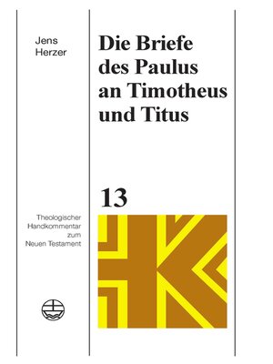 cover image of Die Briefe des Paulus an Timotheus und Titus